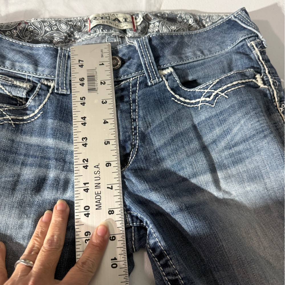 Ariat Real Denim jeans size 30R Western Bootcut Stretch - Picture 6 of 7